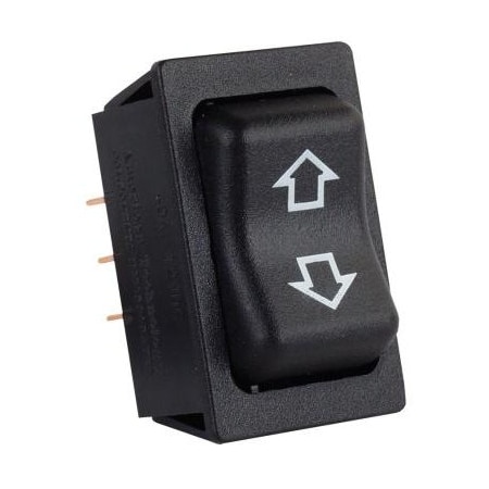 Jr Products SLIDE-OUT HIGH CURRENT MOTOR SWITCH, BLACK 12295